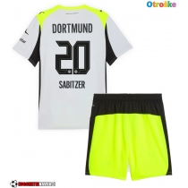 Otroške Nogometnih dresov Borussia Dortmund Marcel Sabitzer #20 Gostujoči 2025-26 Kratki rokavi (+ hlače)